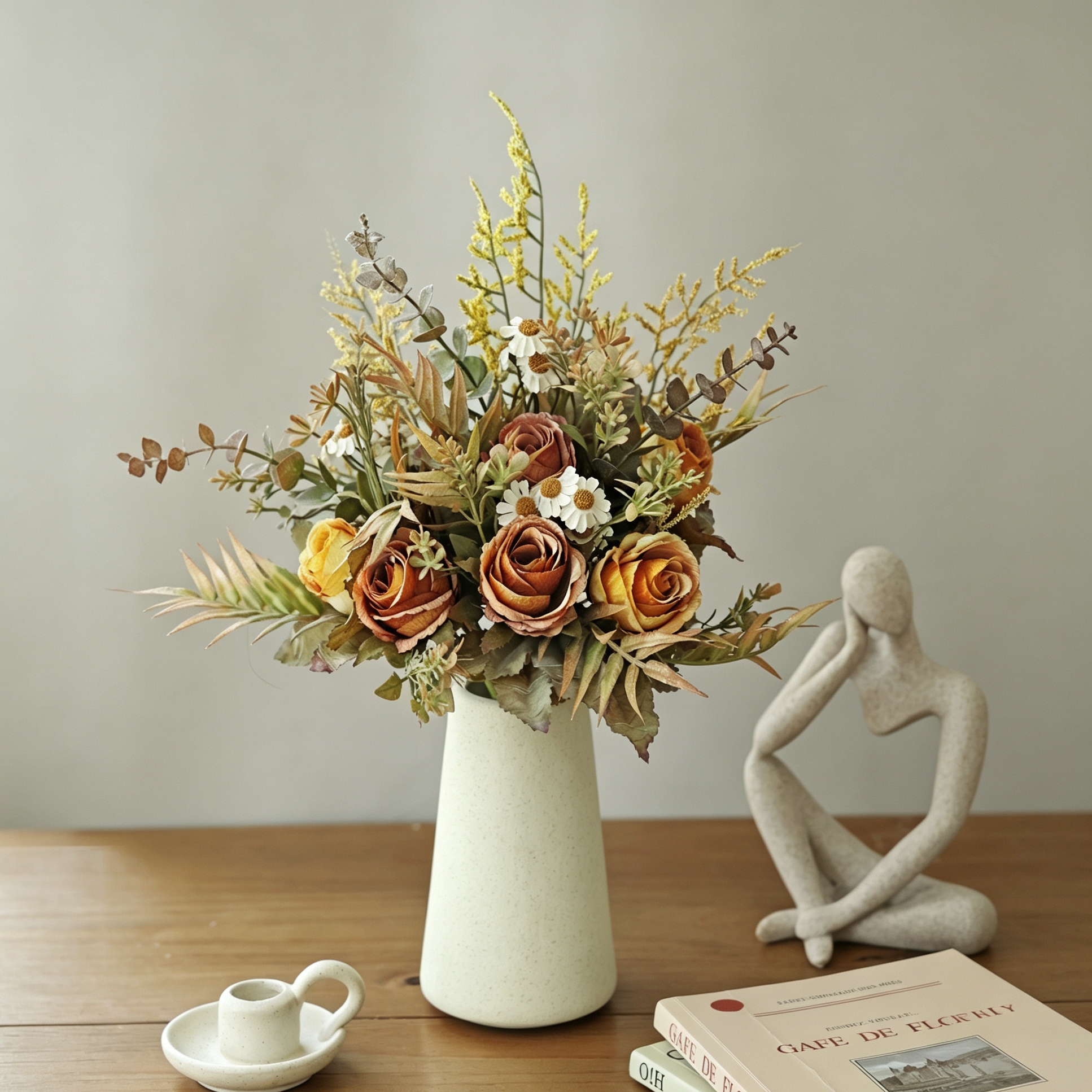 Baby Q Products - Artificial Silk Rose Flowers Outdoor Wedding