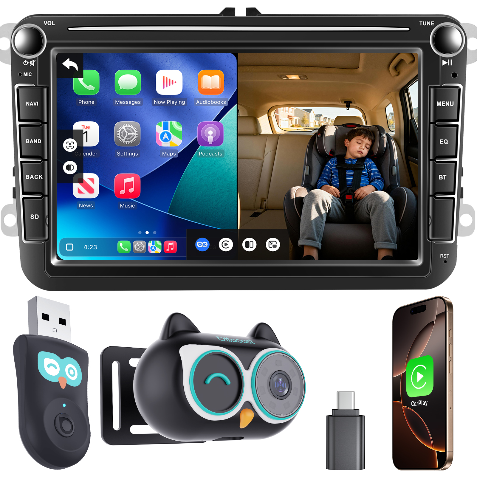 Baby Products Video - OTTOCAST Cabin Care Wireless CarPlay Adapter