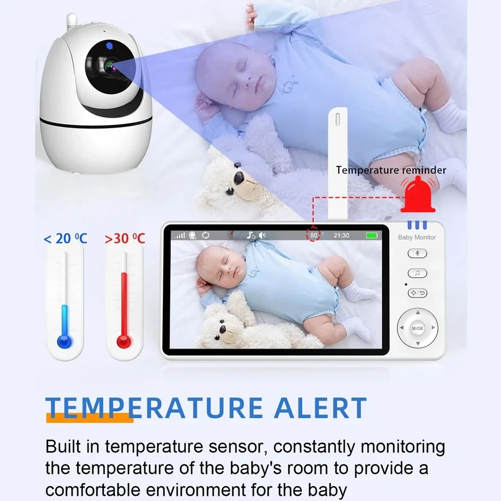 5 Inch Video Baby Monitor With – обзор и цена Baby Products Video