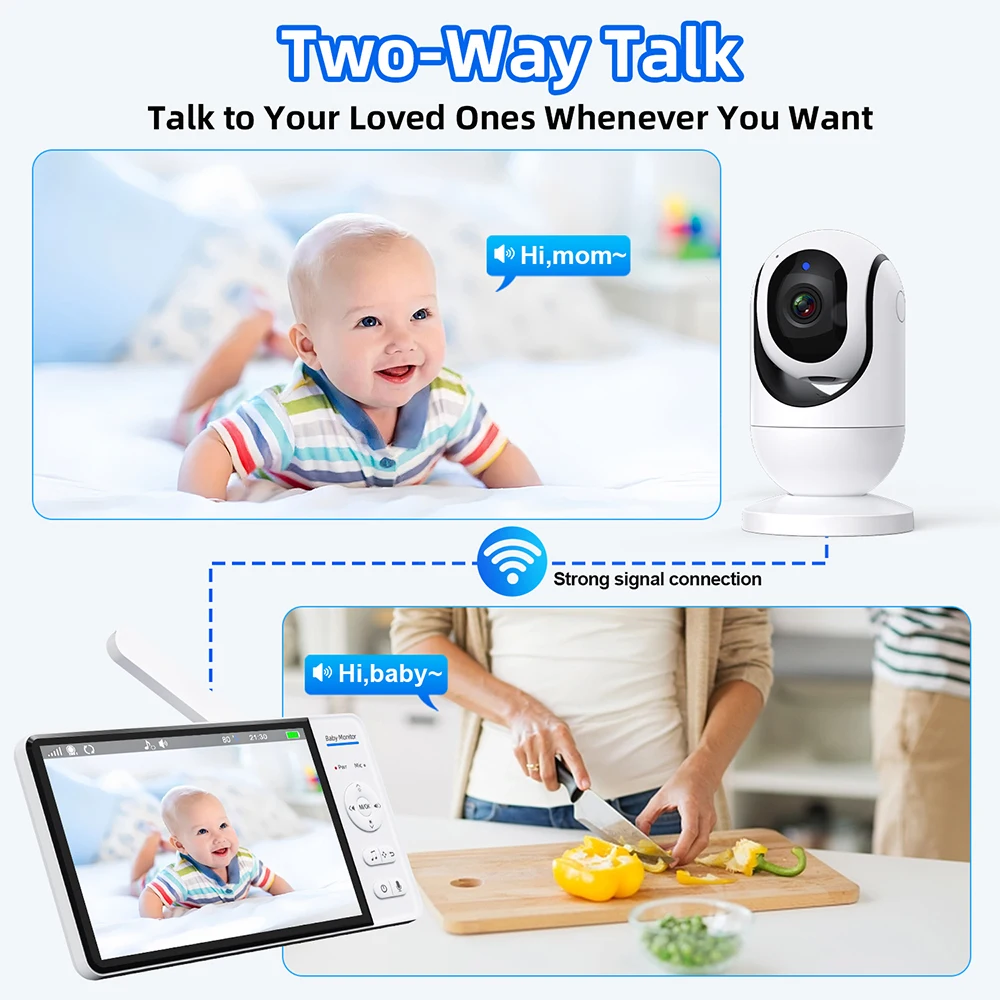 7.0'' Video Baby Monitor 720P  – обзор и цена Baby Products Video