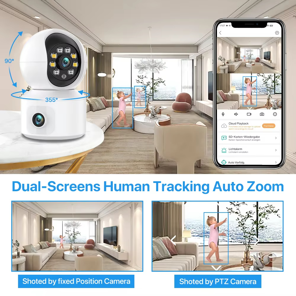 6MP iCsee WiFi IP Camera Dual  – обзор и цена Baby Products Video