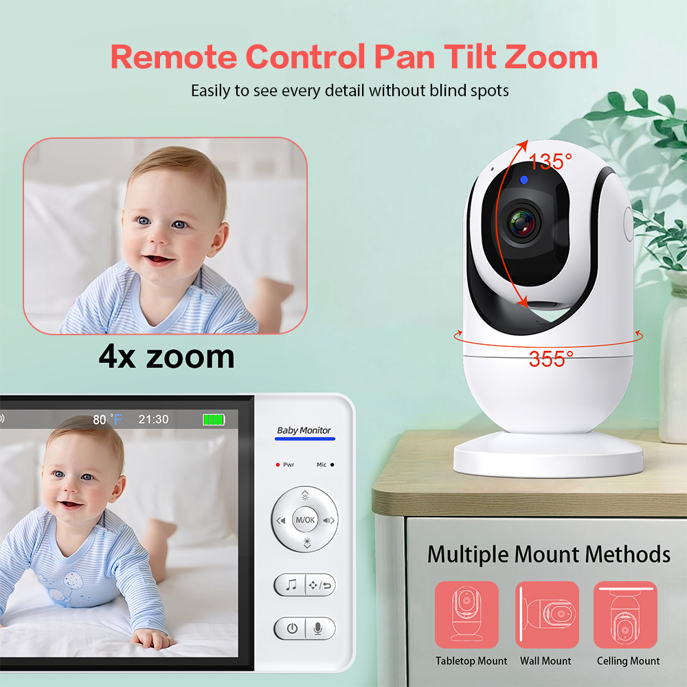 Video Baby Monitor 7'' 1080P H – обзор и цена Baby Products Video
