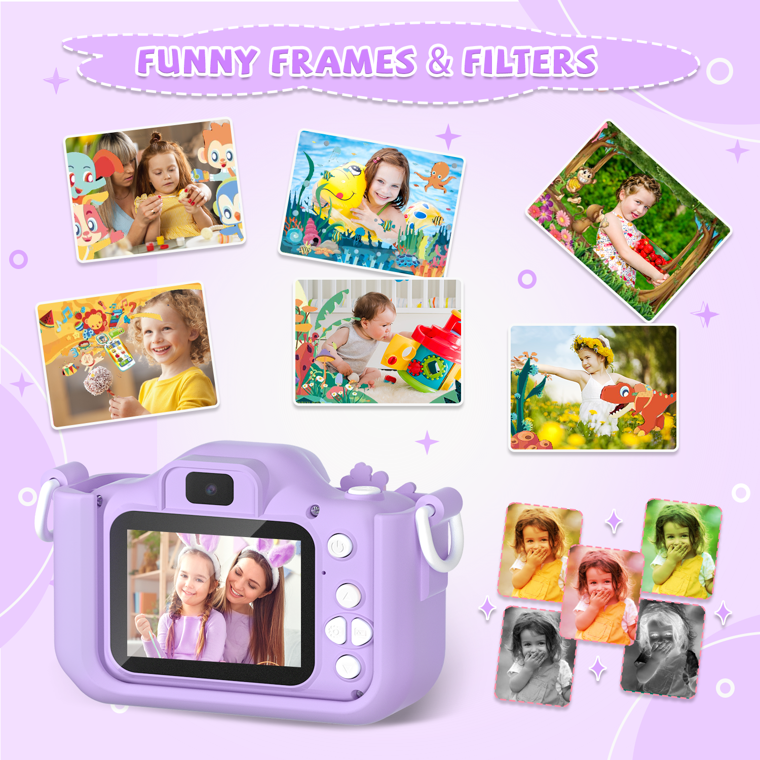 Cute Unicorn Kids Cameras Ages – обзор и цена Baby Products Video