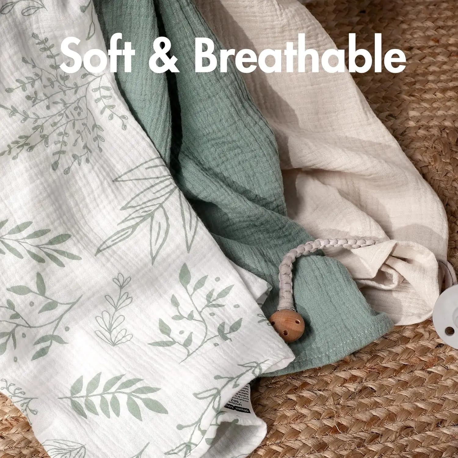 3-Pack Muslin Swaddle Blankets – обзор и цена Baby Products Gift Pack