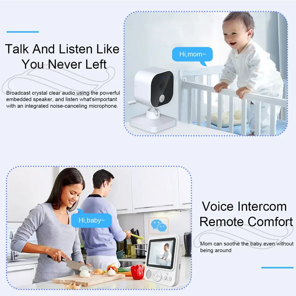 2.8 Inch Video Baby Monitor Wi – обзор и цена Baby Products Video