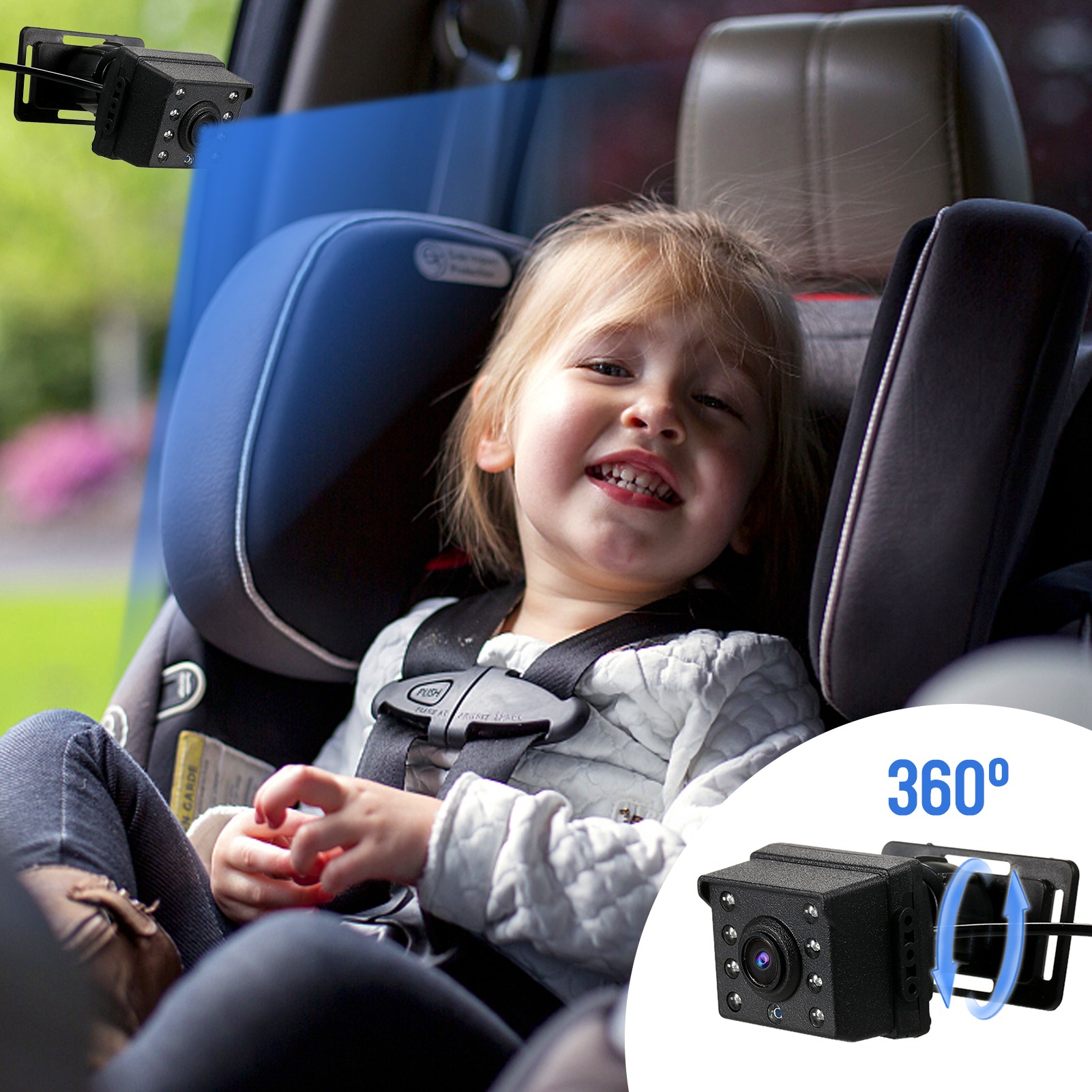 1080P Baby Car Mirror with 4.3 – обзор и цена Baby Products Video