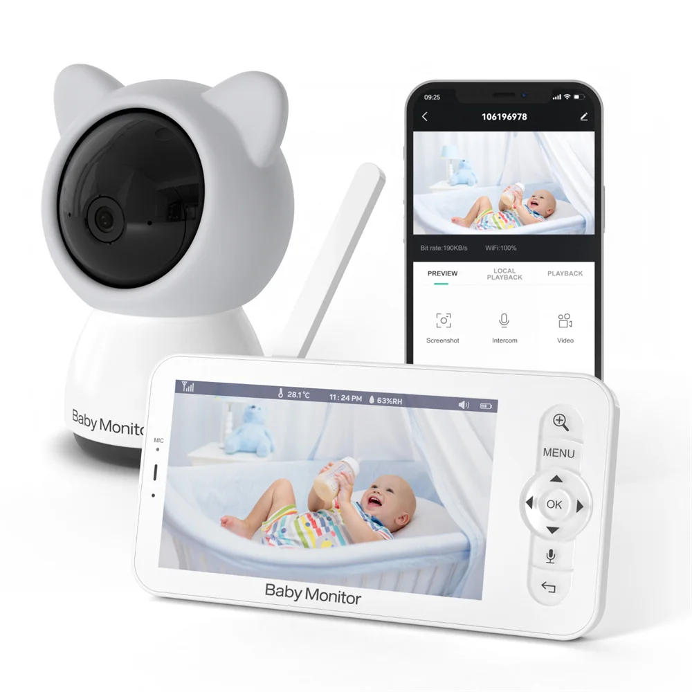 Babystar 5 Inch Wifi Baby Moni – обзор и цена Baby Products Video