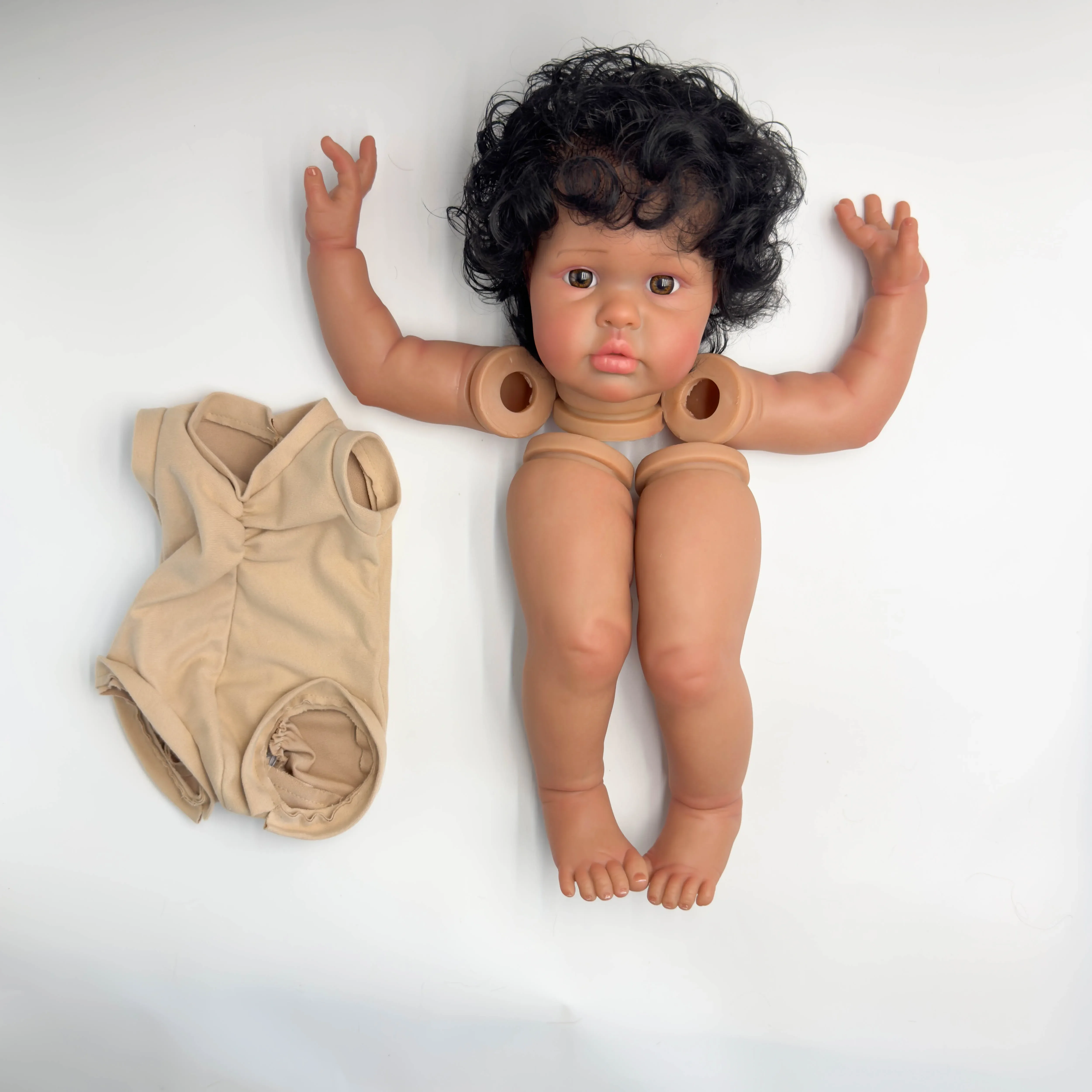 NPK 24'' Handmade Dark Skin Un – обзор и цена Baby Products Hair