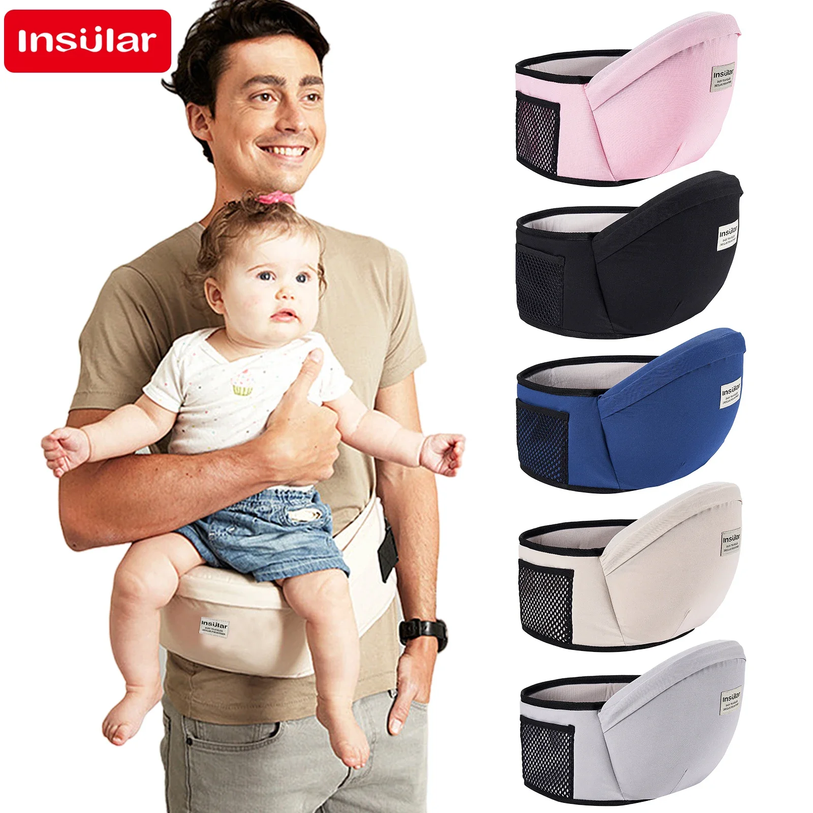 Thickened Baby Hip Seat Carrie – обзор и цена Ergonomic Baby Carrier